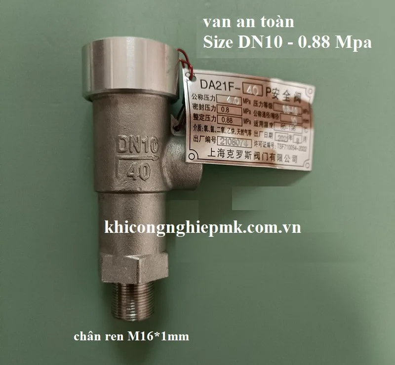 Van an toàn chịu lạnh DN10-0.88Mpa